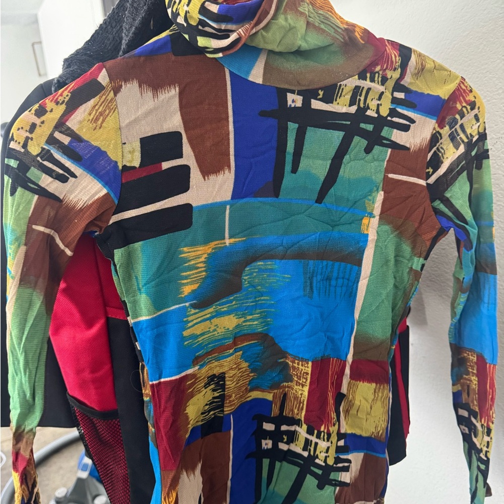 Vintage second skin turtleneck top